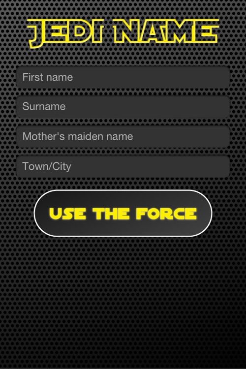 Jedi Name