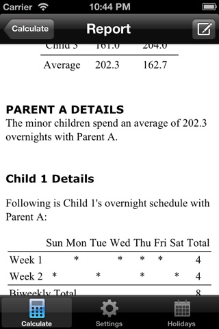 Overnights Calculator screenshot 4