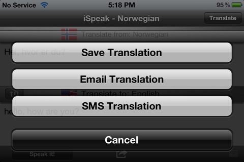 iSpeak Norwegian screenshot 3