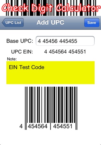 UPC Calc screenshot 4