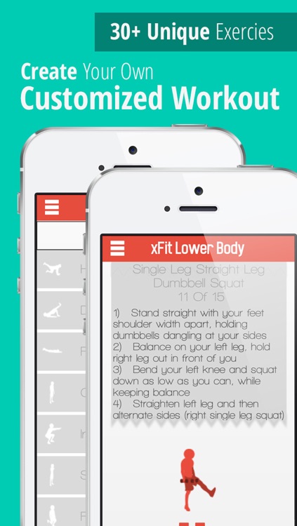 xFit Lower Body – Daily Workout for Sexy Toned Leg and Thigh Muscle