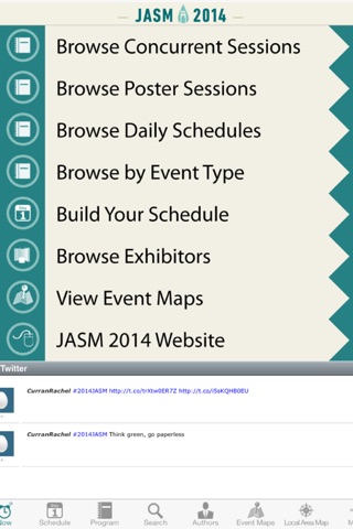 Joint Aquatic Sciences 2014 screenshot 2