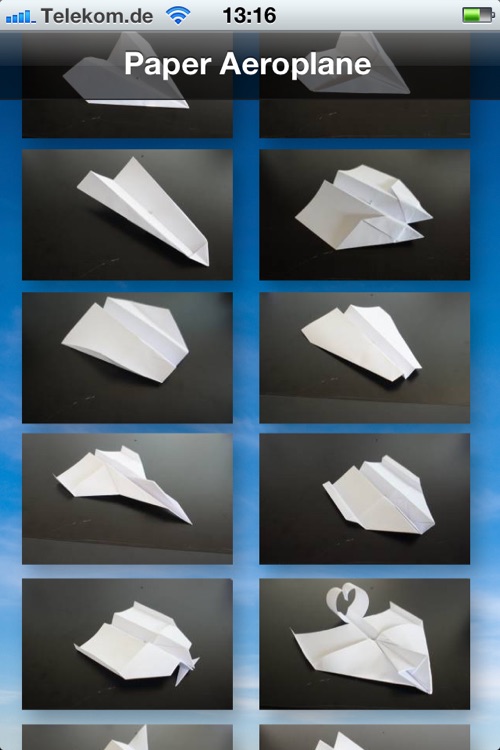 Paper aeroplane instructions - Free