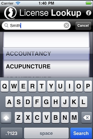 NJ Pro License Lookup screenshot 2