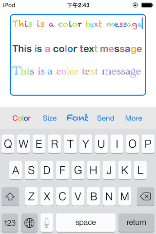 Color Text Message for Messages screenshot 3