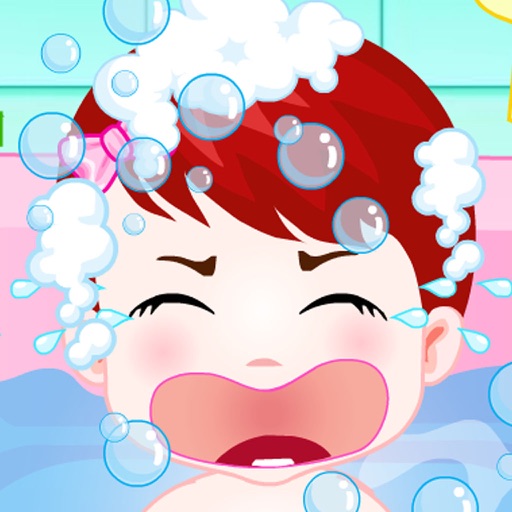 Cute Baby Bathing 3 icon