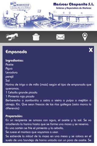 MariscosChapaApp screenshot 3