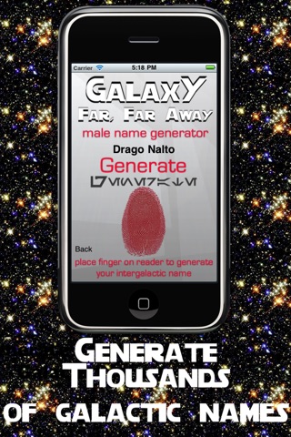 Galaxy Far Away Name Generator screenshot 4