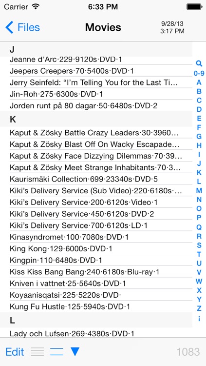 CSV Touch