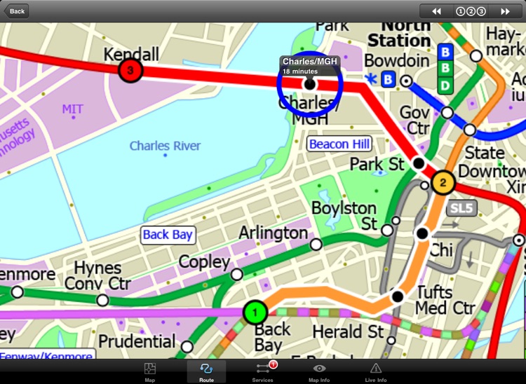 Boston Subway for iPad by Zuti