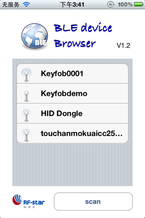 BLE Browser