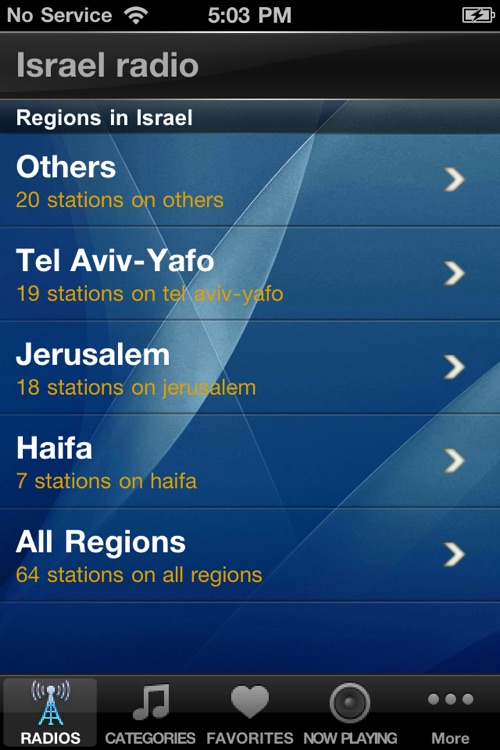 Israel Radio Player