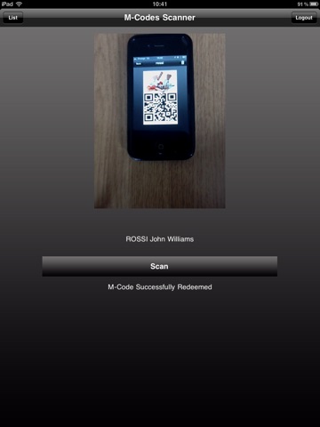 M-Codes Scanner - iPad Version screenshot 2