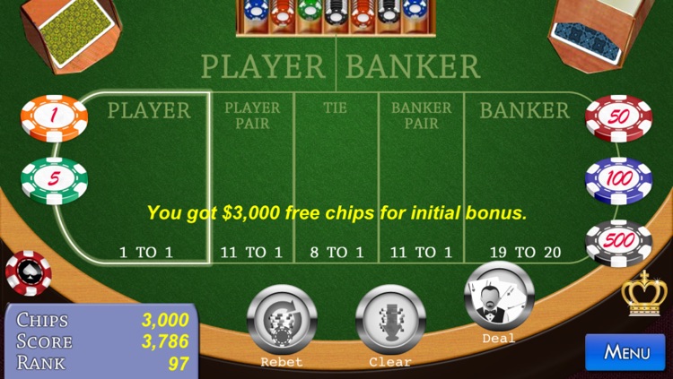 Classic Baccarat Poker