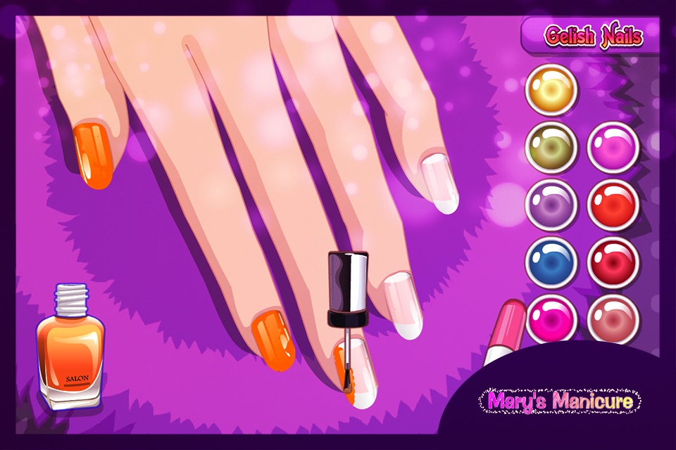 Mary’s Manicure - fun little nail game for kids screenshot 3