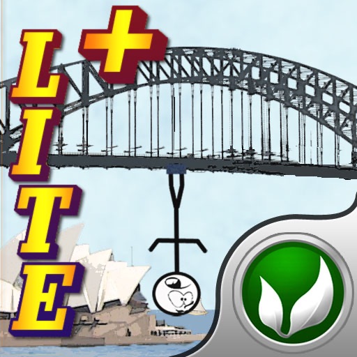 Bungee Stickmen - Australian Landmarks {LITE +} icon