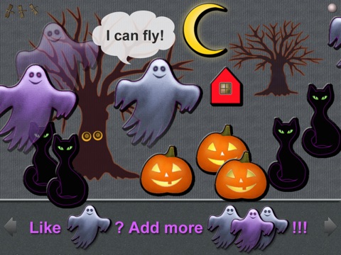 Animated Boo! Halloween Magic Shape Puzzles for Toddlers screenshot 2