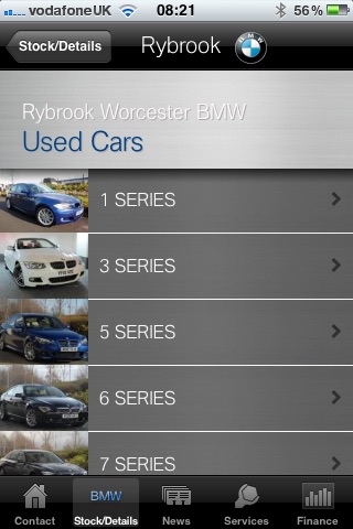 Rybrook Worcester BMW screenshot 2