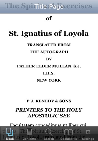 Spiritual Exercises of Saint Ignatius of Loyola screenshot 2