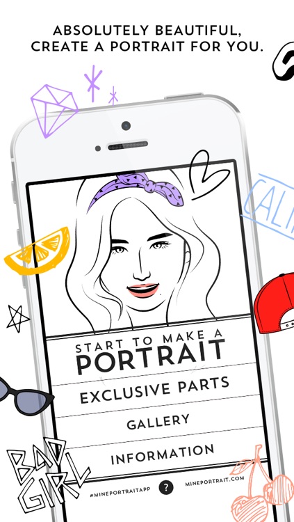 MINE - A PORTRAIT MAKER - Simple and Stylish! The most fashionable portrait app!