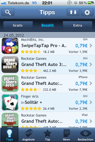 AppTicker Push screenshot 3