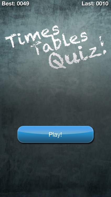 Times Tables Quiz! (Multiplication Trainer)