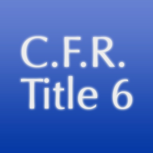 C.F.R. Title 6: Homeland Security icon