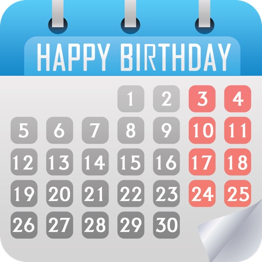 Happy Birthday Calendar icon