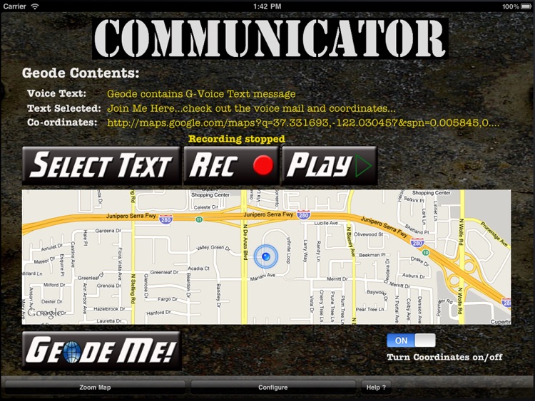 Geode Communicator (iPad Edition) screenshot-3