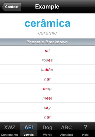 Decoder PORTUGUESE (European) Pronunciation Guide screenshot 4