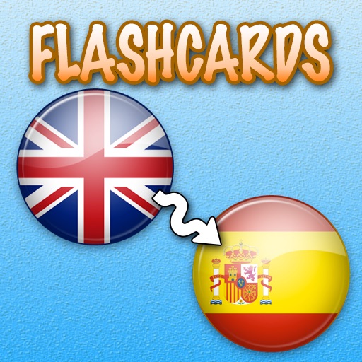 English & Spanish Learning Flash Cards icon