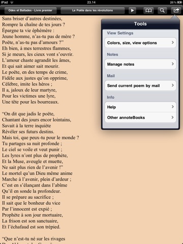Hugo: Recueils poétiques for iPad screenshot 4