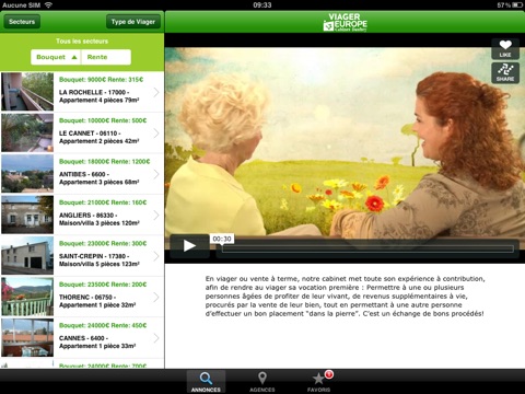 Viager Europe screenshot 2