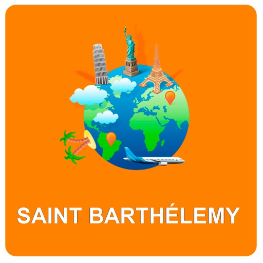 Saint Barthelemy Off Vector Map - Vector World