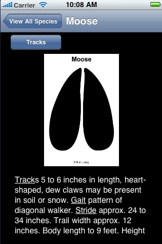 Mammal Tracks screenshot 2
