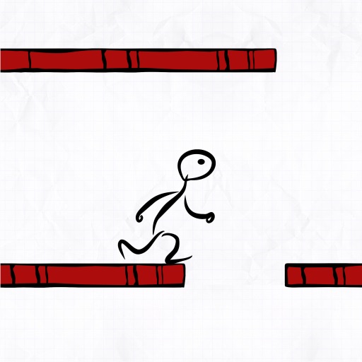 Save Stickly - Free Fall Down Game!