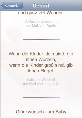 Sprueche (German only) screenshot 2