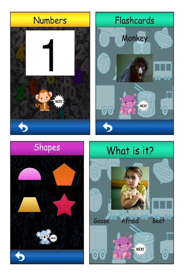 Toddler Games for Kids : 7 Literacy Fun English Learning Baby Tools for Preschool Play with ABC Alphabet Phonics, Math and Sound screenshot 4