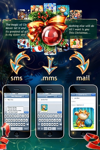 SMS-BOX: Christmas Time! Lite screenshot 2