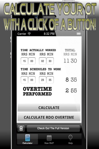 Cop's Overtime Calculator - Free screenshot 2