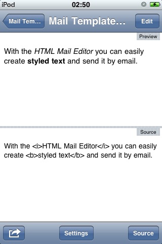 HTML Mail Editor screenshot 4