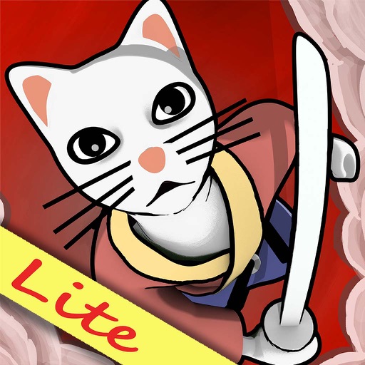 Cat in the Cloud Lite: Samurai Battlefield iOS App