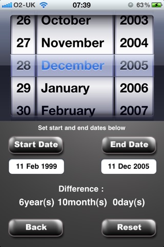 Date Calculator / Difference screenshot 2