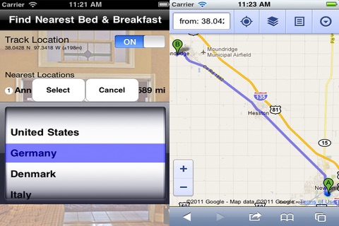 Find Nearest Bed & Breakfast screenshot 2