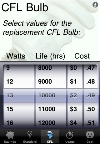 CFL Savings screenshot 4