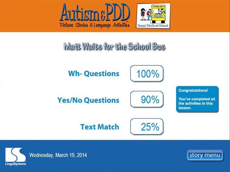 Autism & PDD Picture Stories & Language Activities Social Skills at School LITE screenshot-4