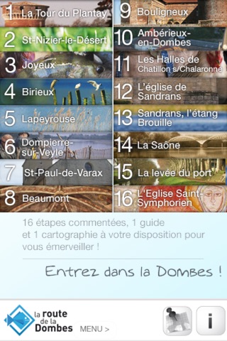 Route de la Dombes dans l'Ain, le guide audio screenshot 3