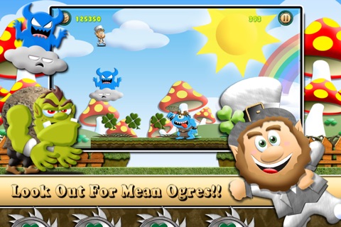 Super Leprechaun's Gold Rush - Rainbow World Mayhem Pro screenshot 4