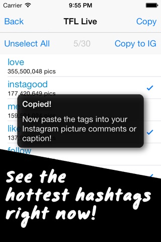 TagsForLikes Pro - Copy and Paste Tags for Instagram screenshot 2