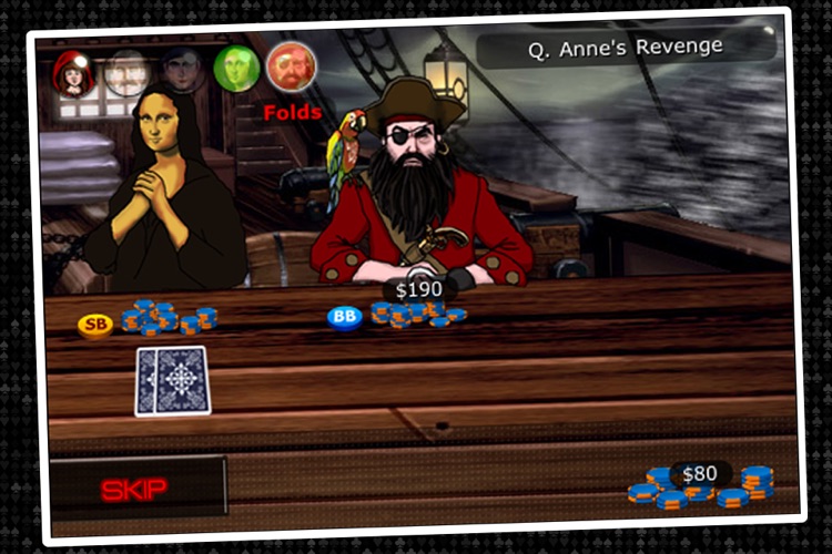 Imagine Poker ~ a Texas Hold'em series against colorful characters from world history!